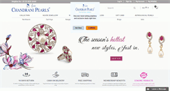 Desktop Screenshot of chandranipearls.net